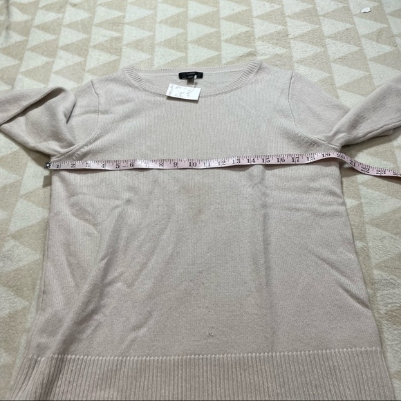 J crew wool recycled cashmere oversized sweater antique linen - Picture 3 of 5